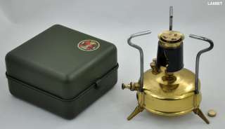 NEW Kerosene stove OPTIMUS No.00 from swedish army with transport box 