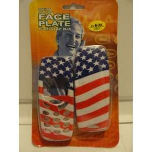   American Flag Face Plate Cellular Kit for Nokia 3390: Everything Else