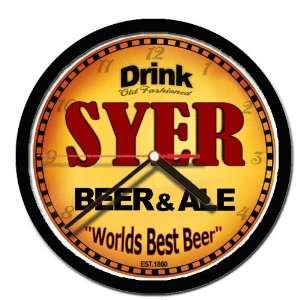  SYER beer and ale cerveza wall clock: Everything Else