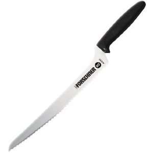  Bread Knife, 9 in, Wavy Edge, Black Nylon Handle: Kitchen 