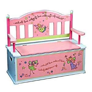  Fairy Wishes Bench Seat w/ Storage: Home & Kitchen