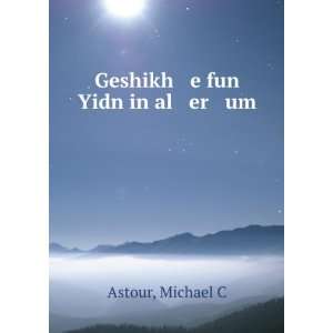 Geshikh e fun Yidn in al er um Michael C Astour Books