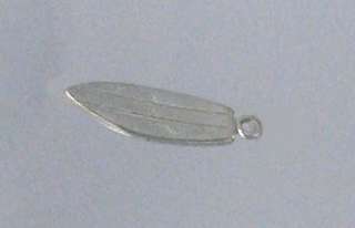 Sterling Silver3 D Surf Board Charm, New  