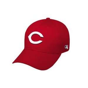   REDS Home ALL RED Hat Cap Adjustable Velcro TWILL: Everything Else