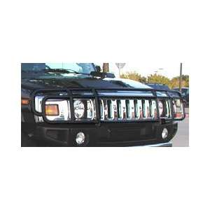   Tier Grille Guard   Black, for the 2007 Hummer H2 SUT: Automotive