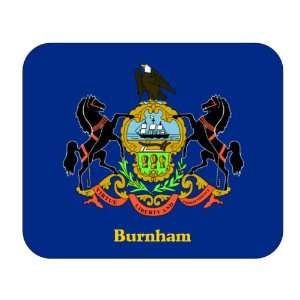  US State Flag   Burnham, Pennsylvania (PA) Mouse Pad 
