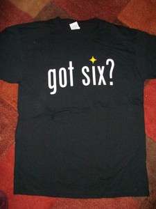 Got Six ? Pittsburgh Steelers 6 Super bowls shirt Large XL 2XL or 3XL 
