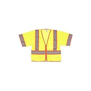 Surveyor Safety Vest w/ Zipper Front, Ultra CoolTM Mesh, Class 3, High 