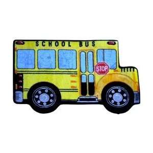    School Bus Kids Rug   Size 31x 47   FTS 142