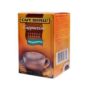Cafe Bustelo Cappuccino Classic Flavor Decaffeinated 4.65oz:  