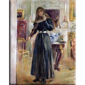   Violin 13x16 Streched Canvas Art by Morisot, Berthe