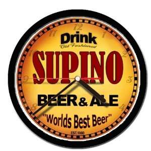  SUPINO beer and ale cerveza wall clock: Everything Else