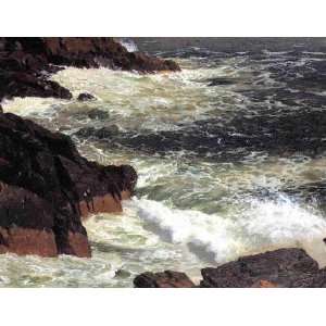 Oil painting reproduction size 24x36 Inch, painting name: Rough Surf 