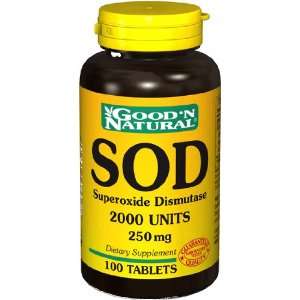 Superoxide Dismutase   100 tabs,(Goodn Natural)  Grocery 