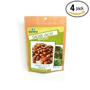 Natierra Sacha Inchi Plain Roasted, 1.5 Ounce (Pack of 4)  