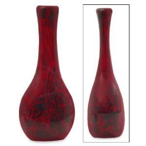    Murano handblown vase, Lava Rain at Buzios