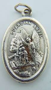 Saint St Michael Guardian Angel Silver Gild 1 Catholic Charm Medal 