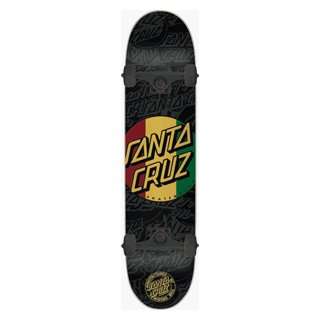  Santa Cruz Skateboards Rasta Dot Complete  7.7 Sports 
