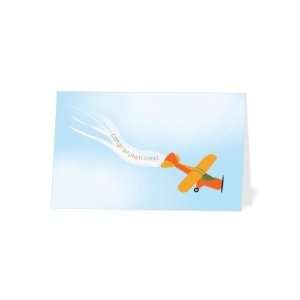  Congratulations Greeting Cards   Airplane Banner By 