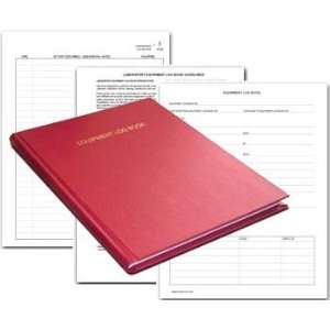   Log Book   168 Pages, Red Cover, Hardbound, 8 7/8 x 11 1/4 (LOG 168