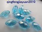 jewelry tear drop Swarovski crystal beads 7*11mm 40Pcs little blue AB