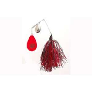  Musky Mayhem Cs 004 Cyco Spinbait Blk Red/Red Sports 