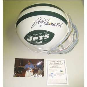  Joe Namath Autographed Helmet   Proline