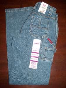 GIRLS Basic BLUE JEANS Relaxed Fit SIZE 14 REGULAR NWT  
