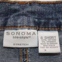Sonoma Life Style Stretch Denim Jeans 29 x 29 RN# 89828 Size 6 Short 
