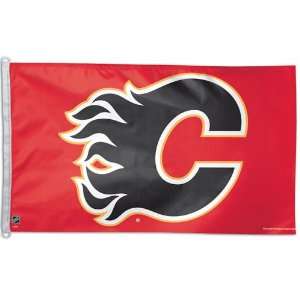  NHL Calgary Flames 3ft x 5ft Polyester: Patio, Lawn 