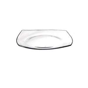   Tempered Glass Dessert Plate by Bormioli Rocco: Kitchen & Dining