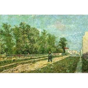  Man with Spade in a Suburb of Paris: Home & Kitchen