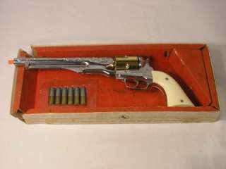 HUBLEY COLT 45 CAP GUN IN THE BOX WITH BULLETS  