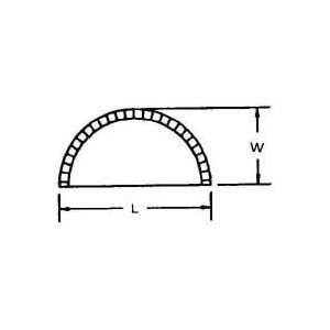  Somerset   Half Round Die Set    8 L x 4 W x 2 1/2 