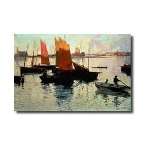 Evening Light At The Port Of Camaret 1892 Giclee Print  