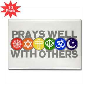   Pack) Prays Well With Others Hindu Jewish Christian Peace Symbol Sign