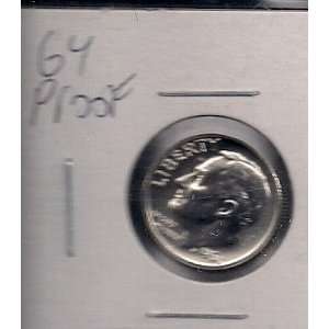  1964 SILVER PROOF ROOSEVELT DIME 
