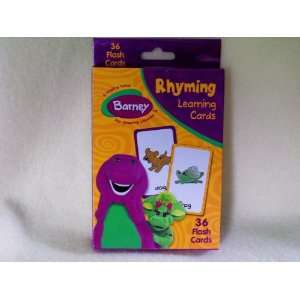  Barney Rhyming Learning Cards: Toys & Games