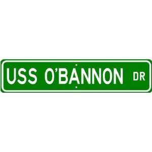  USS OBANNON DD 987 Street Sign   Navy