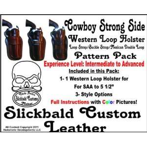  Cowboy Strong Side Holster Pattern Pack Arts, Crafts 