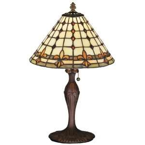  Meyda Tiffany 99771 Fleur De Lite   One Light Accent Lamp 