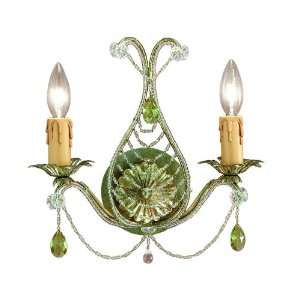   Strass Crystal Candle Wall Sconce Finish: Birch: Home Improvement