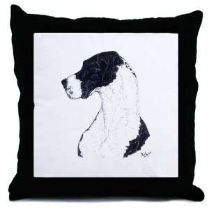 Nat Profile Mantle Great Dane in dots Pets Throw Pillow by CafePress 
