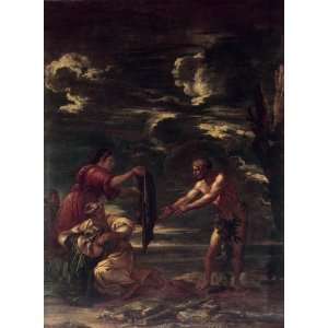   Salvator Rosa   24 x 32 inches   Odysseus and Nausicaa: Home & Kitchen