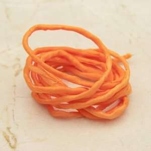  ORANGE 2mm Silk String 42 inch Strand: Home & Kitchen