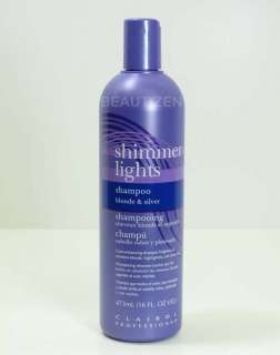 CLAIROL SHIMMER LIGHTS Shampoo blonde & silver 16 FL.OZ  