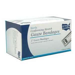  Gauze Roll Bandage Sterile Stretch 2 12/pkg: Health 