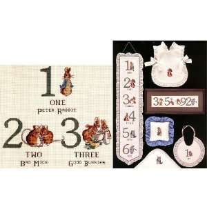  Beatrix Potter Counts Cross Stitch Pattern: Arts, Crafts 