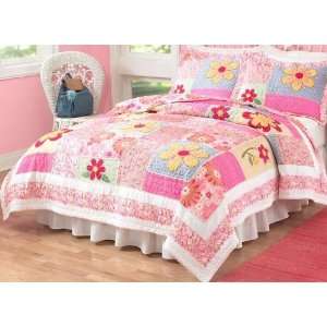  Olivia Twin Quilt with Pillow Sham: Home & Kitchen