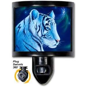  White Tiger   Night Light by Art Plates: Home Improvement